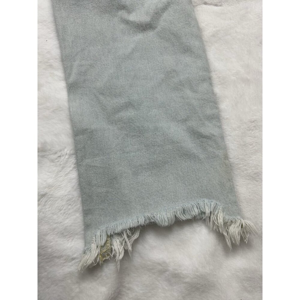 Free People We The Free Womens 29 Maggie Jeans Mid Rise Straight Leg Button Fly - Picture 8 of 12